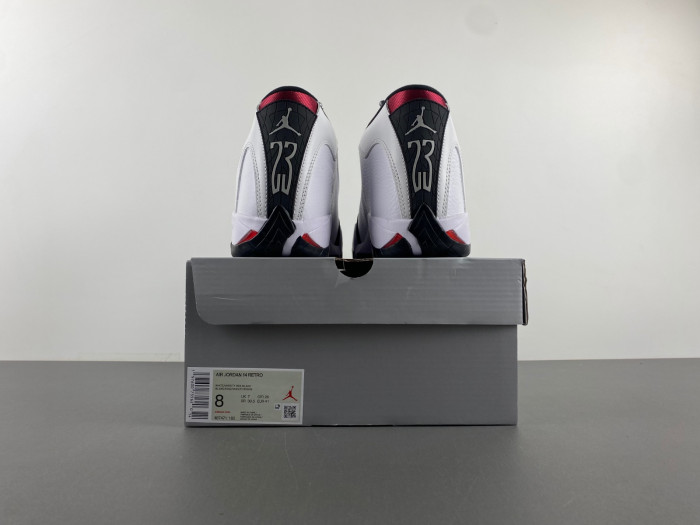 Air Jordan 14 Retro Black Toe (2024)  487471-160
