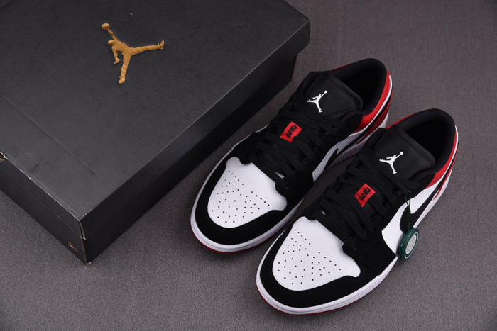 AIR JORDAN 1 LOW BLACK TOE 553558-116