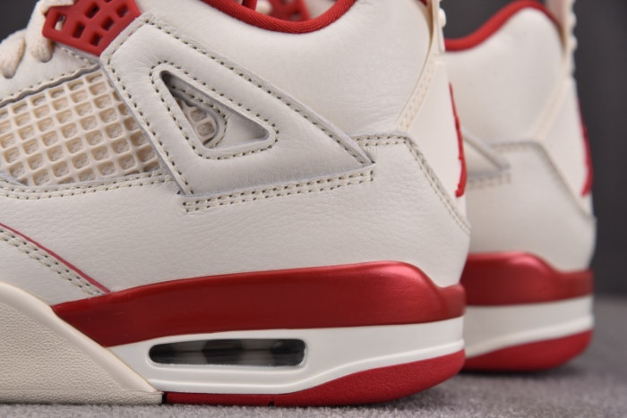 Air Jordan 4 Retro Pale Ivory Sierra Red (Women