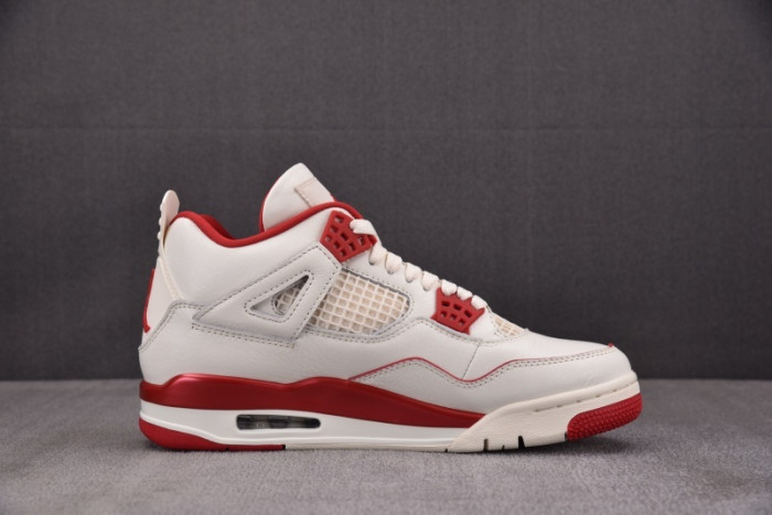 Air Jordan 4 Retro Pale Ivory Sierra Red (Women