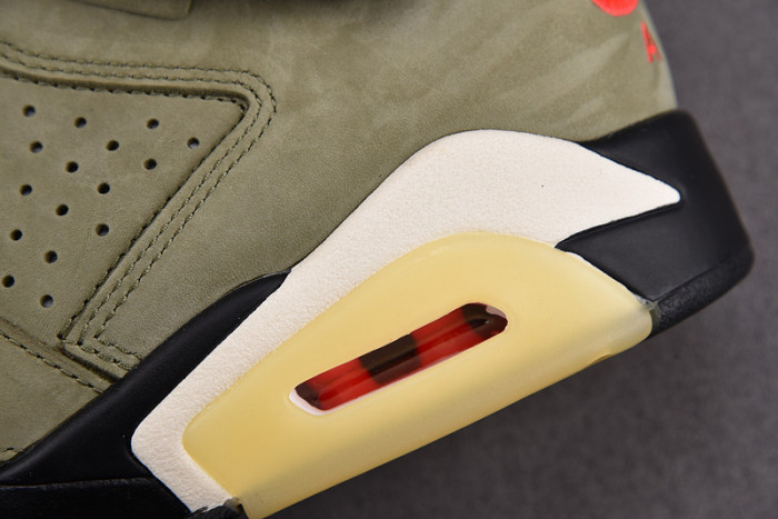 TRAVIS SCOTT AIR JORDAN 6 MEDIUM OLIVE - CN1084-200