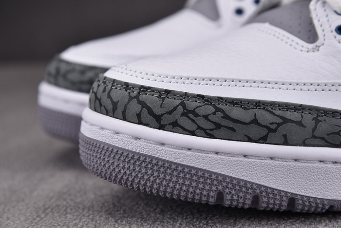 Air Jordan 3 White Midnight Navy CT8532-140