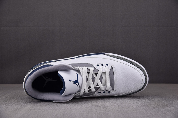 Air Jordan 3 White Midnight Navy CT8532-140