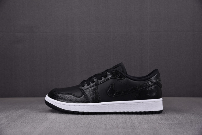 Air Jordan 1 Low OG Golf “Black Croc” DD9315-003