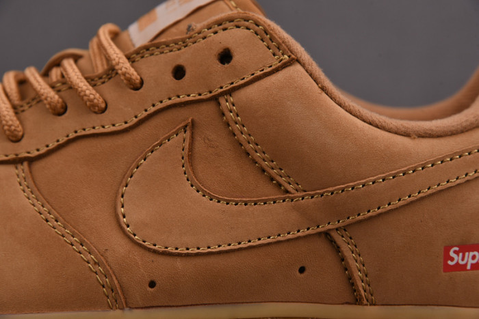 S*p reme x nike air force 1 low sp wheat*dn1555-200