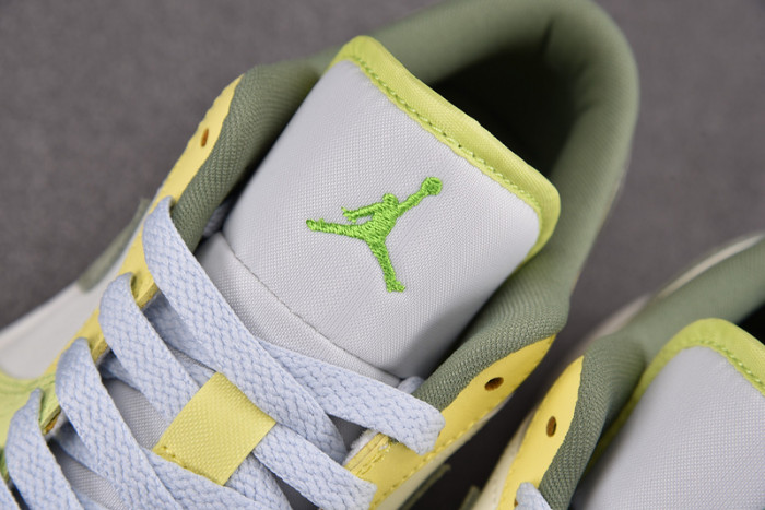 Air Jordan 1 Low Sail White Oil Green FD9906-131