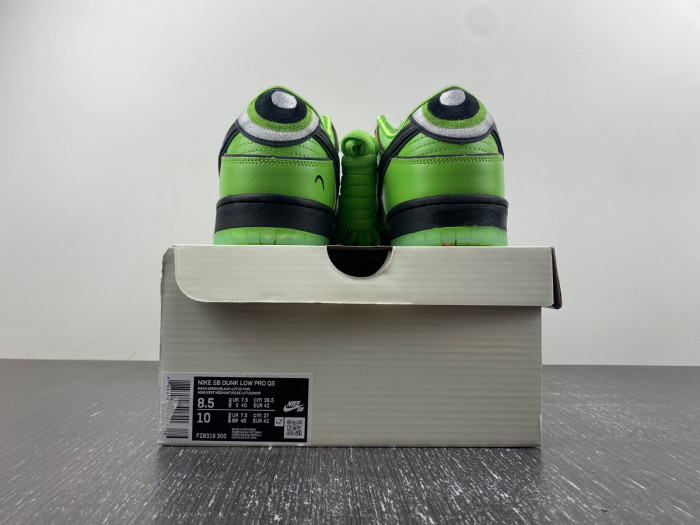 The Powerpuff Girls x Nike SB Dunk Low “Buttercup”FZ8319-300