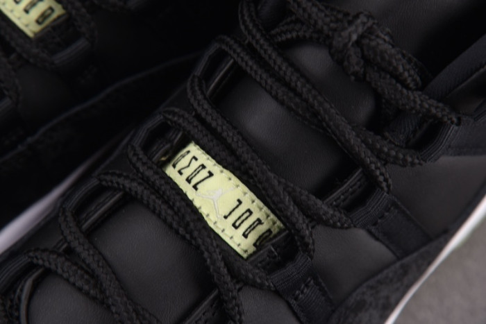 Air Jordan 11 Retro Black Barely Volt IB1378-001